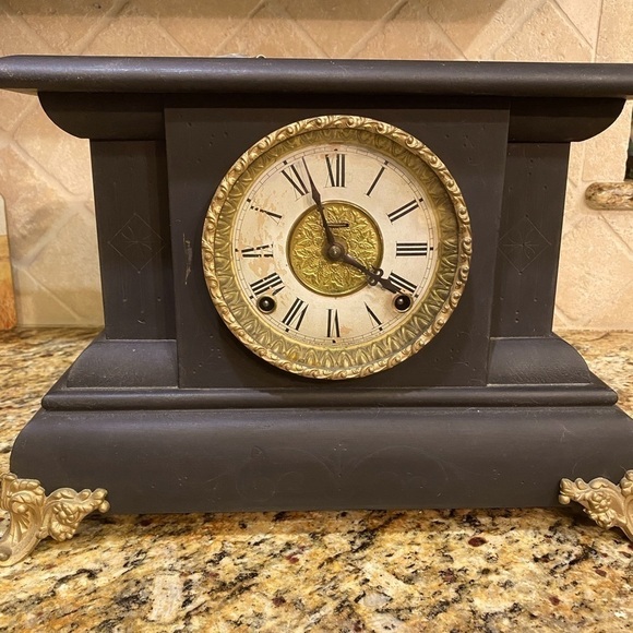 Rare Vintage Mantel Chime Clock from early 1900’s by Gustav A Schmidt - Picture 1 of 13